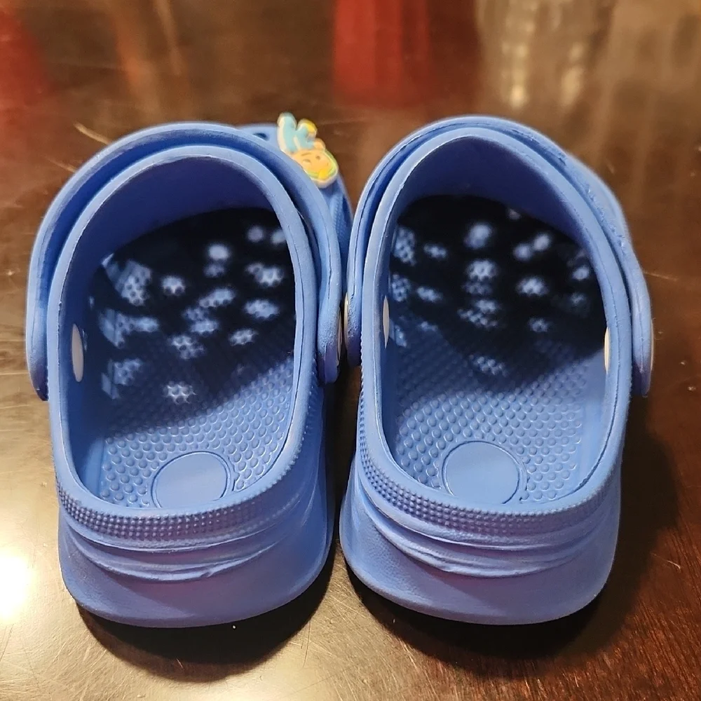 Blue Kids Clogs with Fun Charms